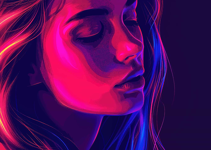 Neon Portrait