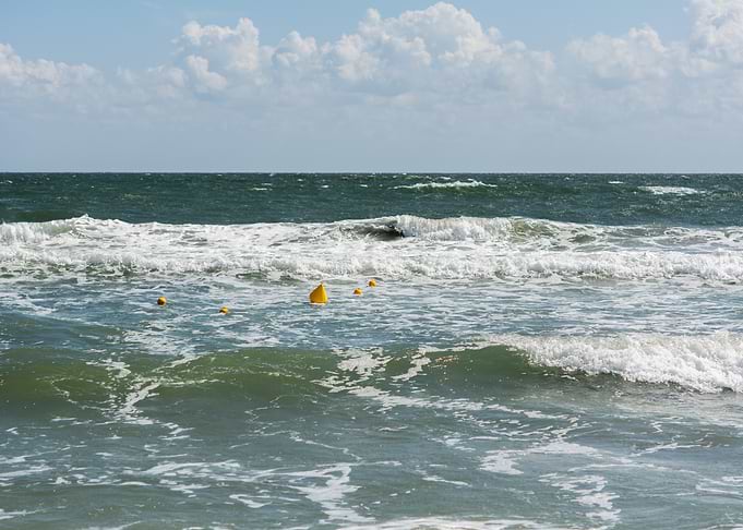 Ocean Waves with Buoys