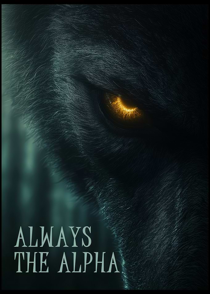 Black Wolf Love Motivational Quote Always The Alpha