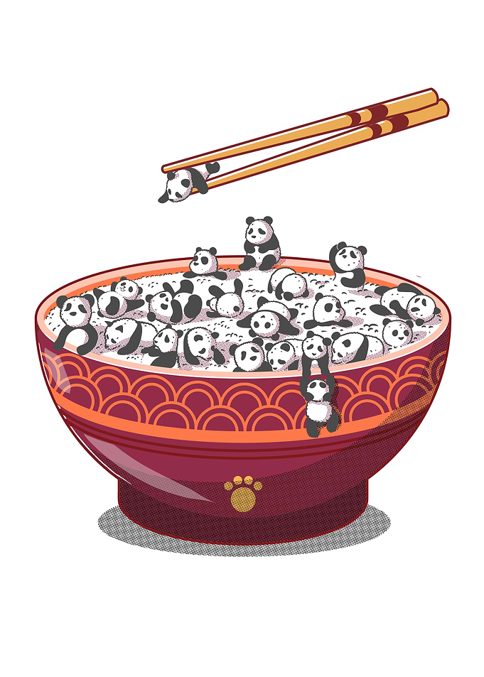 Panda Rice Bowl