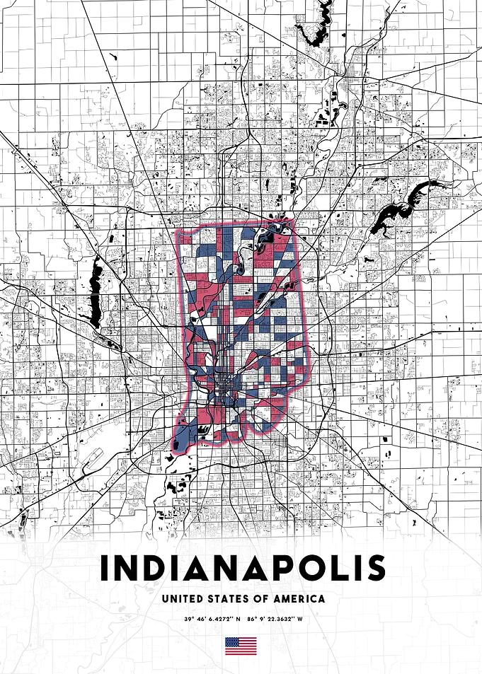 Indianapolis City Map