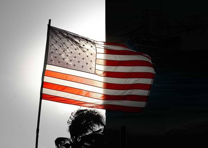 American Flag Waving (USA)