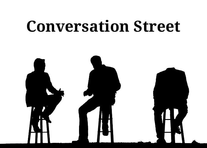 Silhouettes on Conversation Street