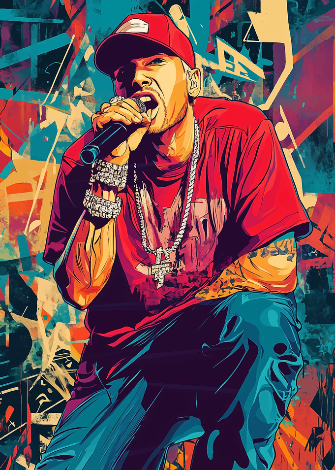 Eminem rapper poster