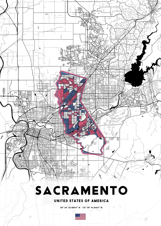Sacramento City Map