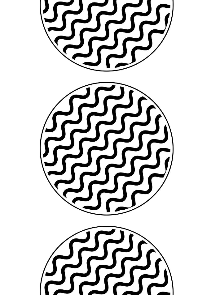 Wavy Circle Pattern