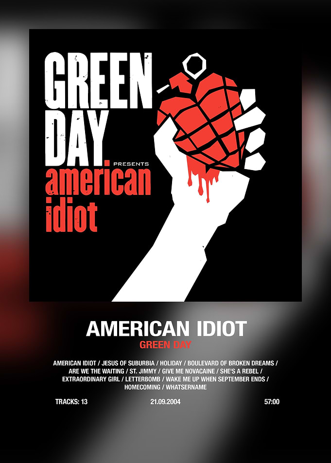 Green Day American Idiot Album Cover