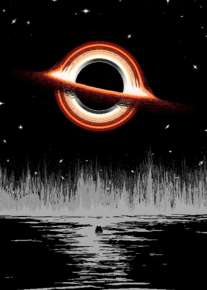 Froge's Black Hole Pixel Art