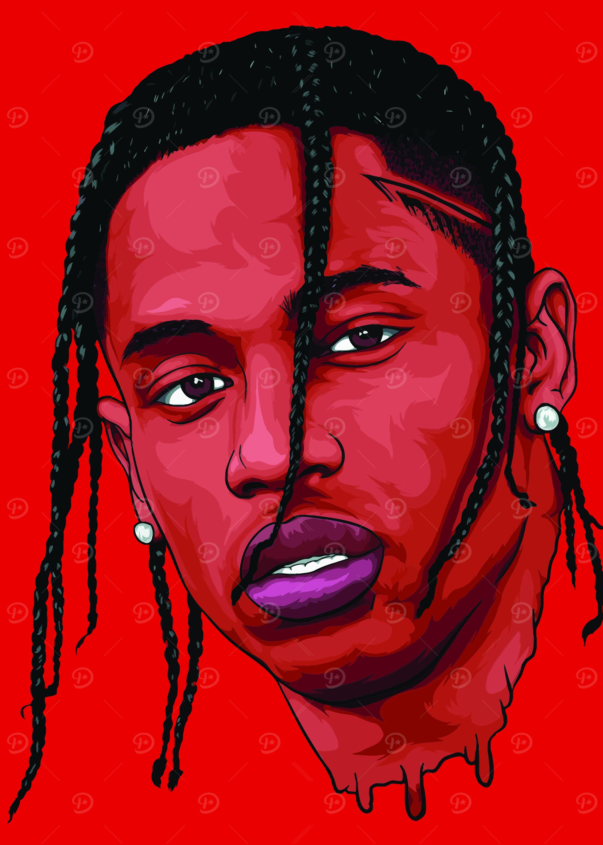 Travis Scott Portrait