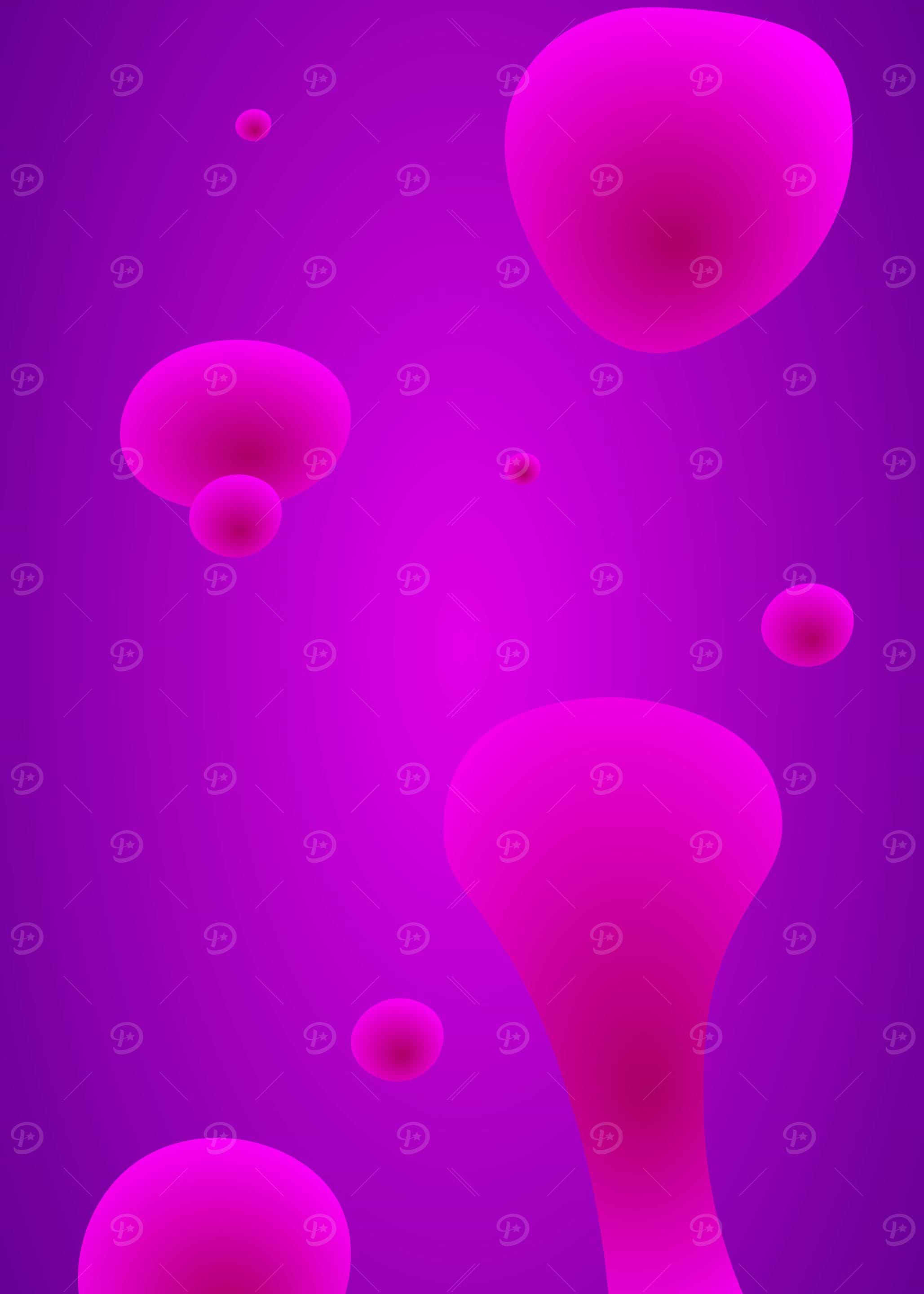 Pink Lava Lamp Bubbles