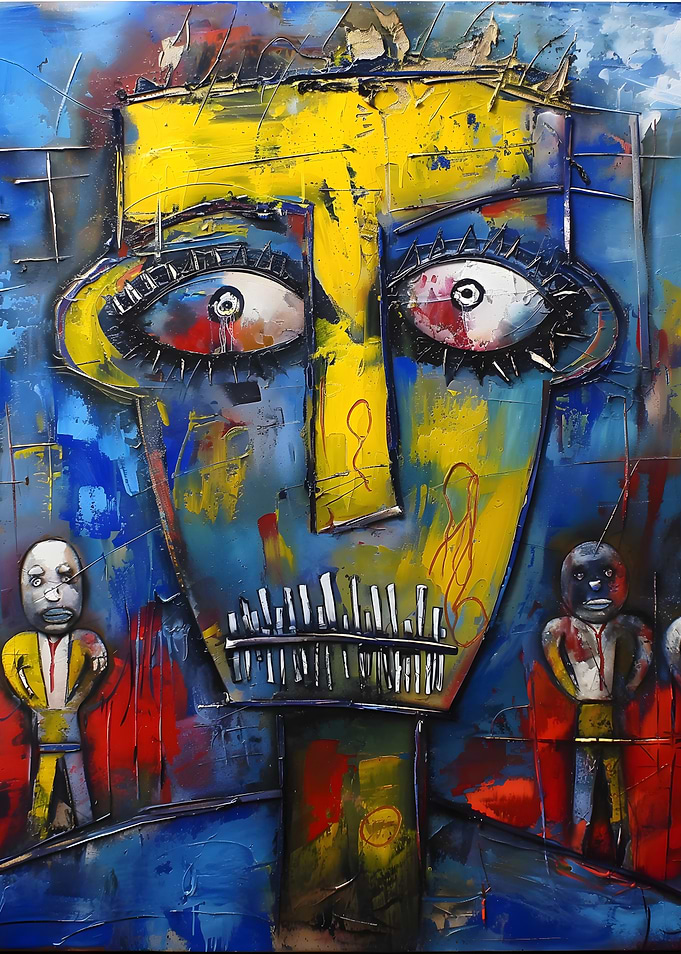 Abstract Face Painting Don't Fear The Bullies