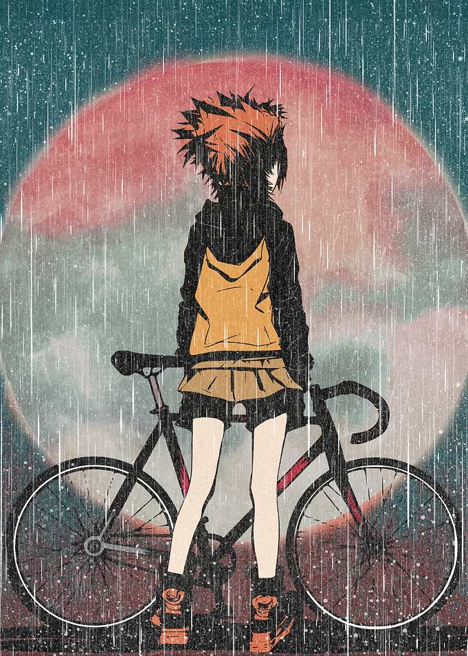 Rainy Day Anime Girl