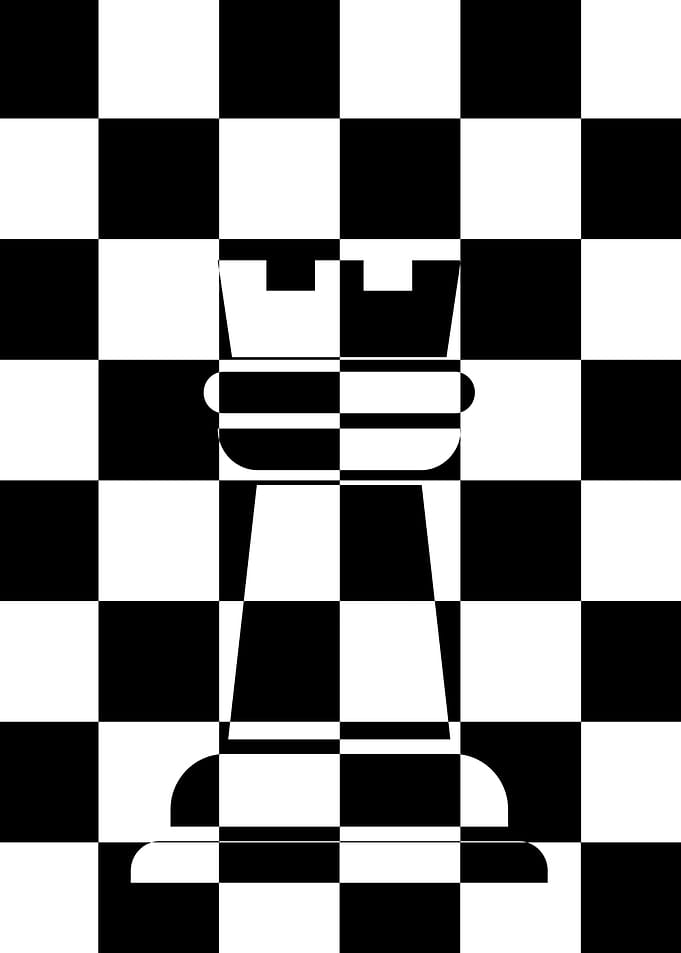Chess Rook on Board