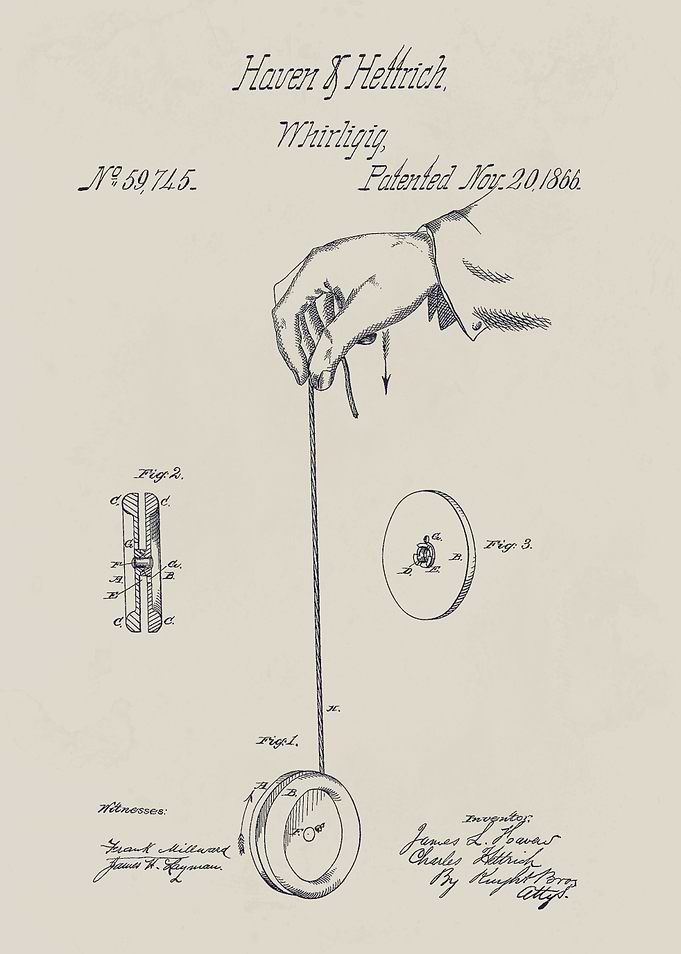Yoyo Patent Drawing