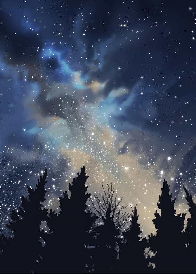 Night Sky with Stars
