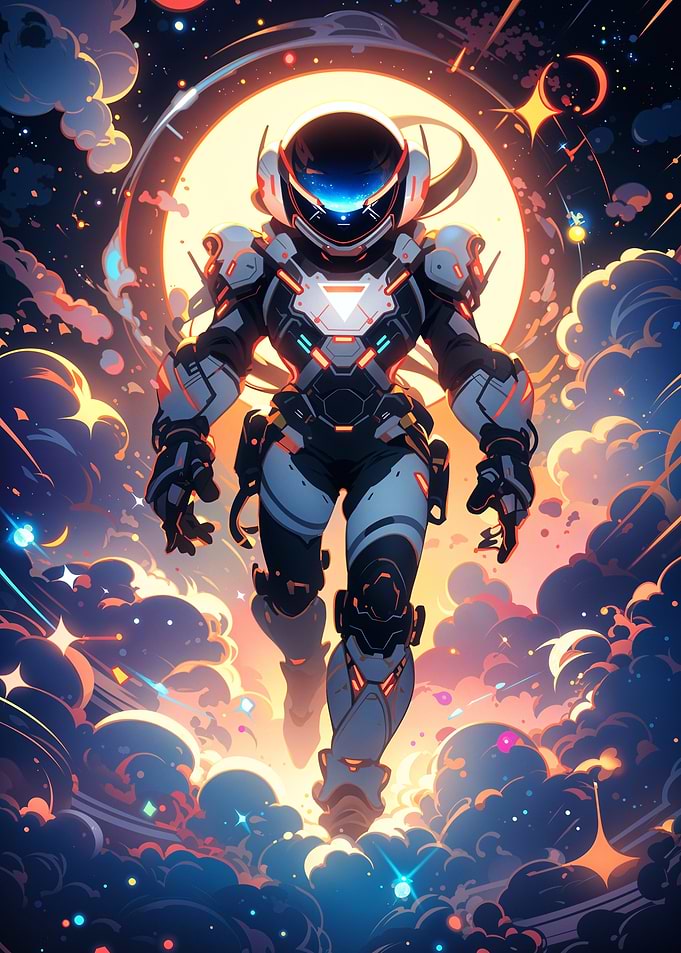 Space Suit Character Art