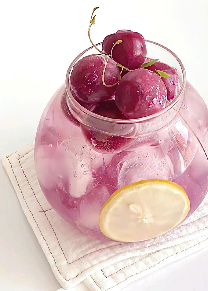 Cherry & Lemon Infused Water