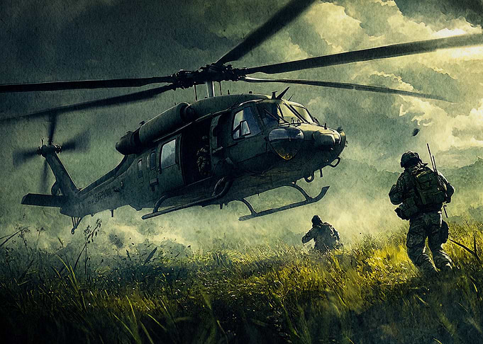Military Helicopter