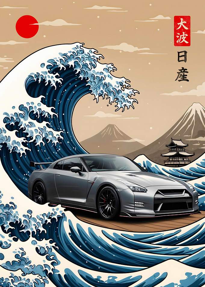 Nissan GT-R R35 Great Wave