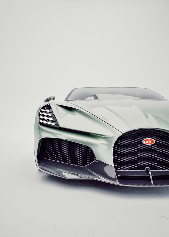Bugatti Mistral Supercar Front View