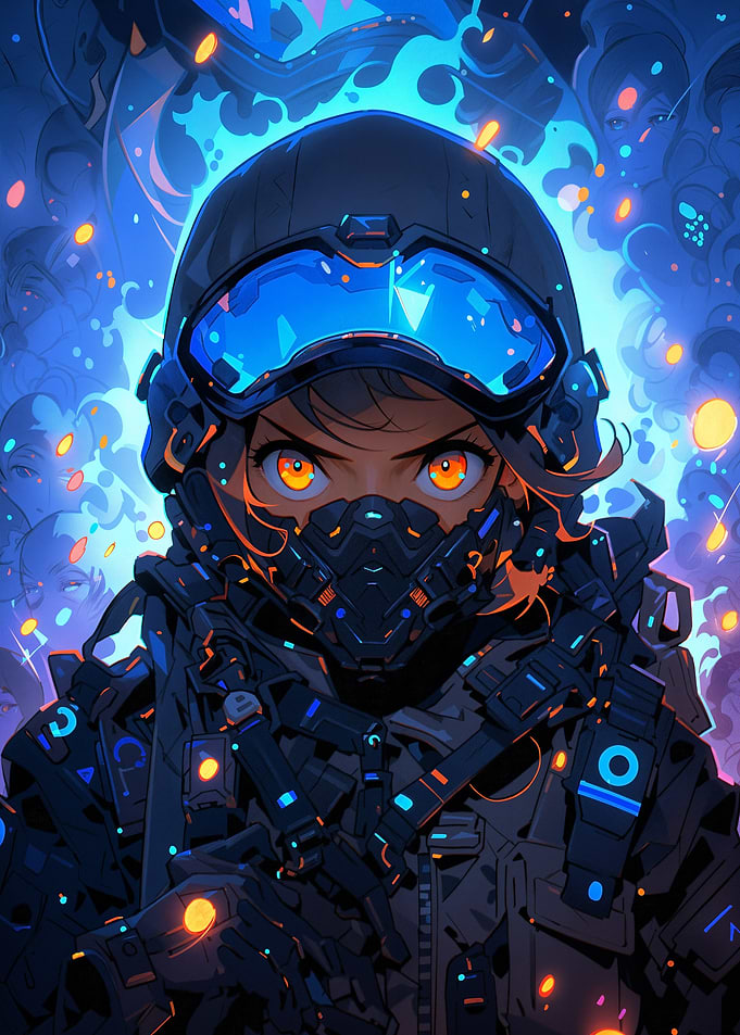 Cyberpunk Anime Girl