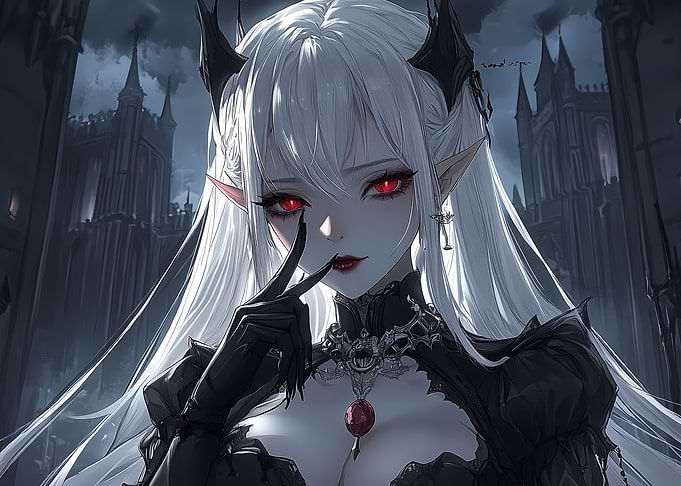 White-Haired Demoness