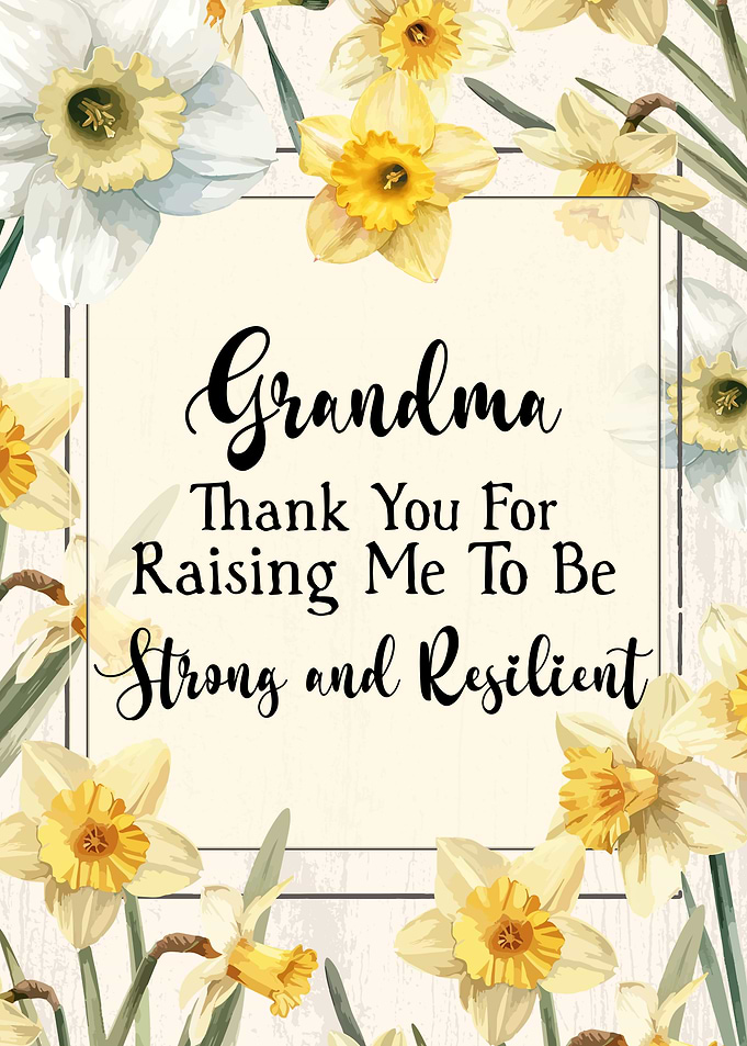 Grandma Thank You Floral Appreciation