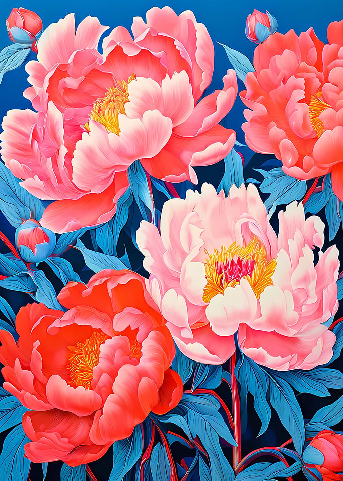 Vibrant Peony Bouquet