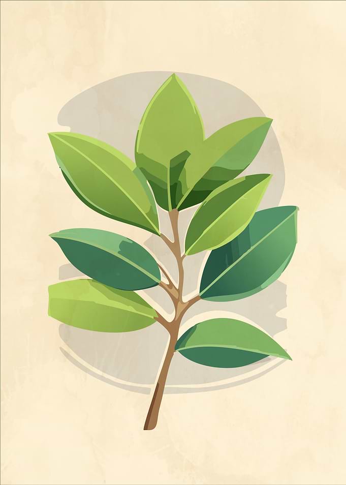 Rhododendron Leaves