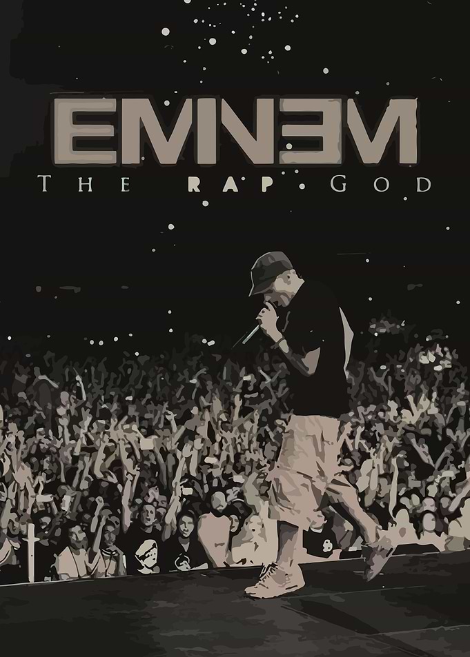 Eminem Rap God Poster