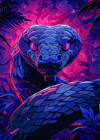 Neon Snake