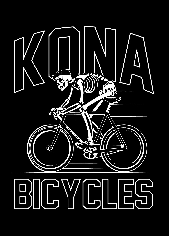 Kona Bicycles Skeleton Rider
