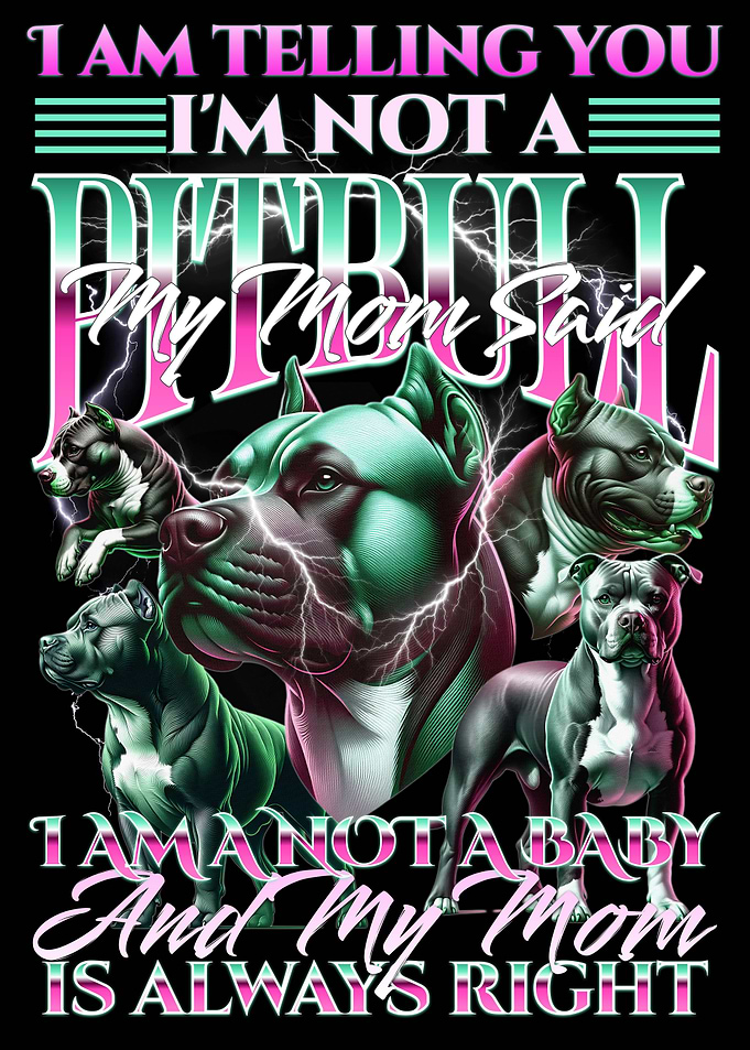Bootleg Lady Dog Pitbull Girls owners Pitbull Dog Mom