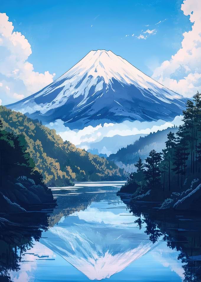 Mount Fuji Reflection