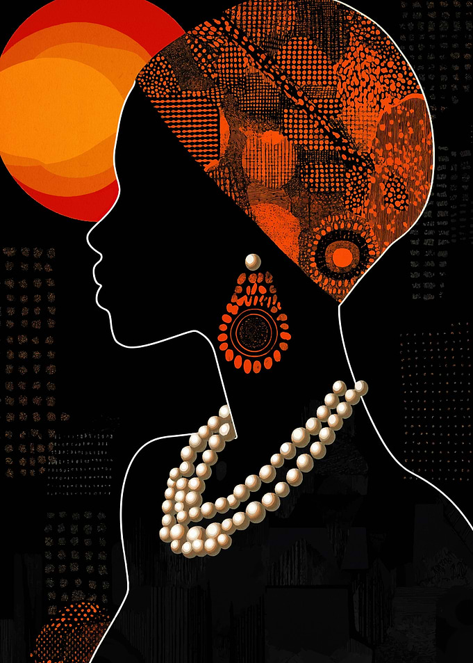 African Woman Silhouette