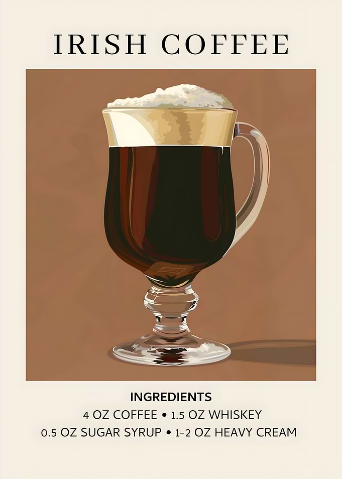Irish Coffee Cocktail