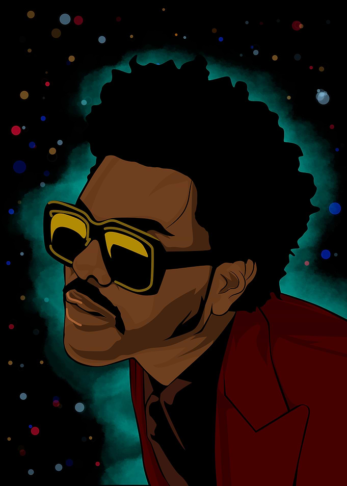 The Weeknd Digital Art