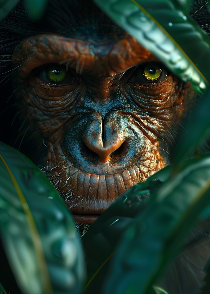 Chimpanzee Close-up