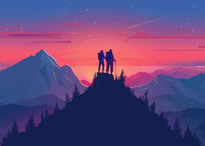 Mountaintop Sunset