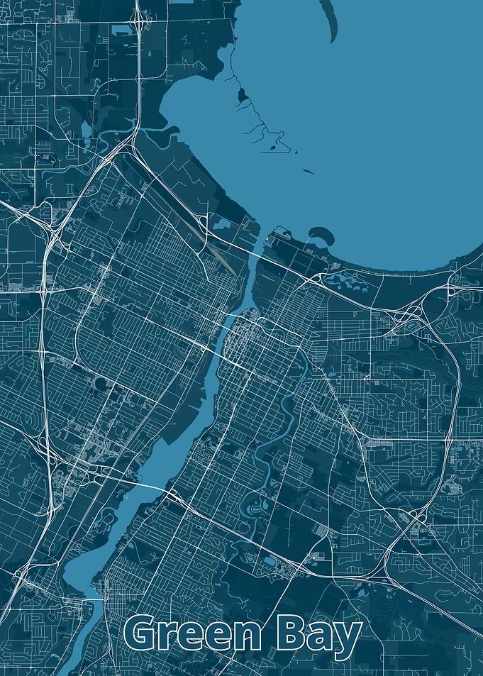 Green Bay City Map