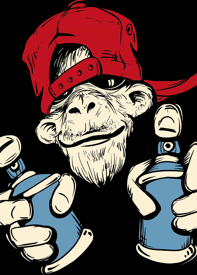 Monkey Graffiti