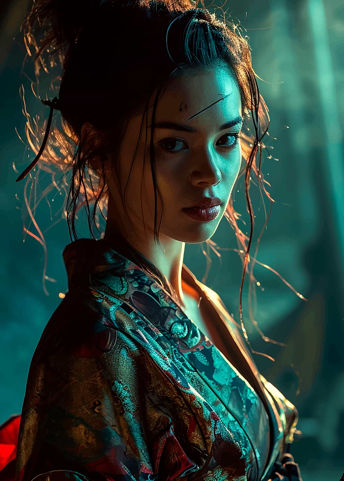 Woman in Kimono