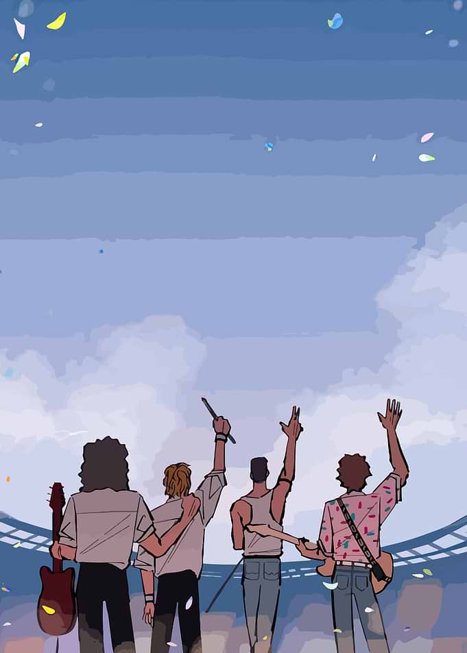 Queen Band Illustration
