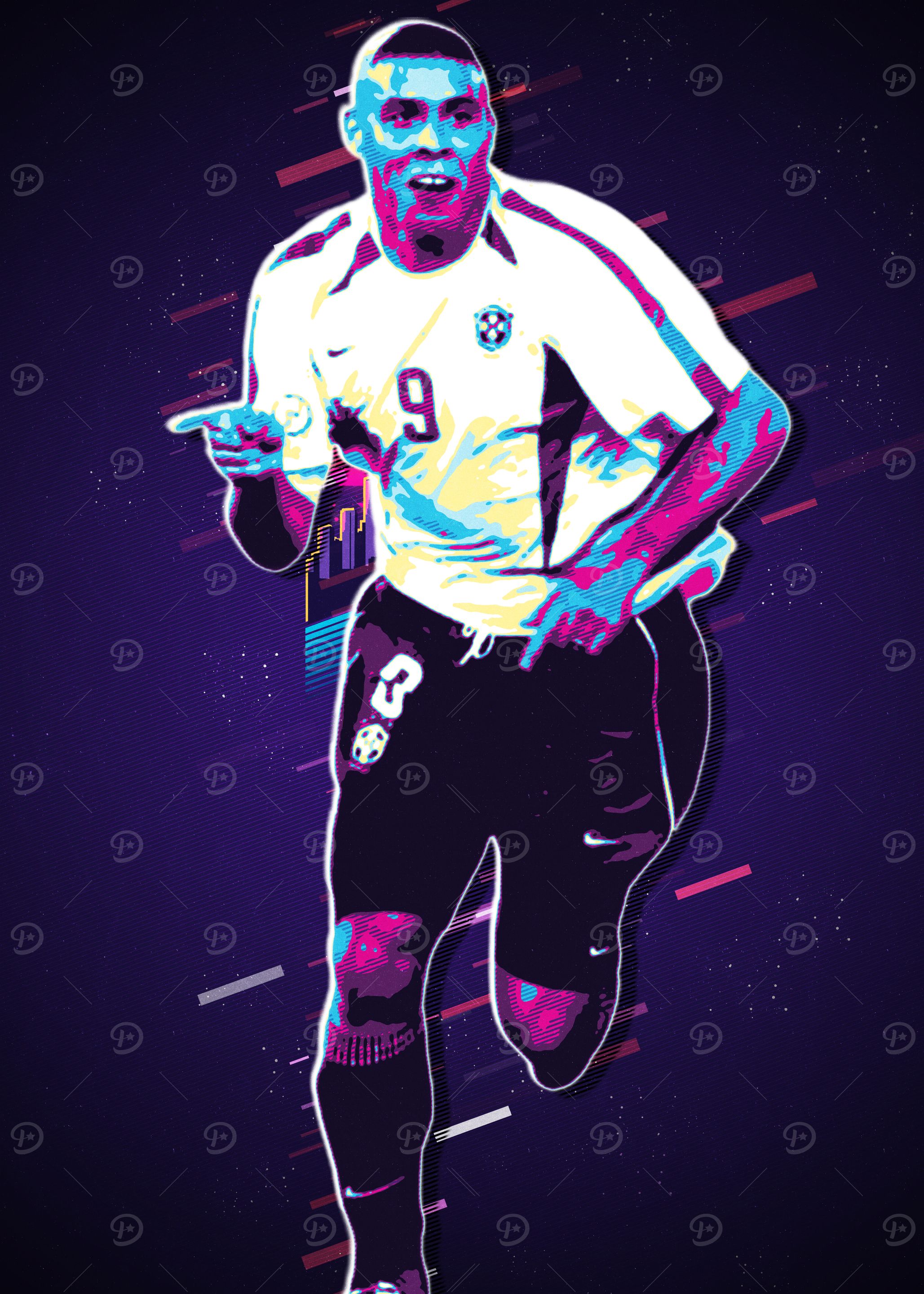 Ronaldo Soccer Art