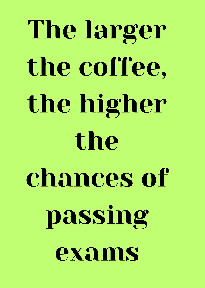 Coffee &amp; Exams Quote