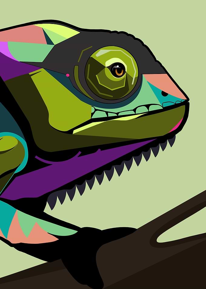 Chameleon Portrait