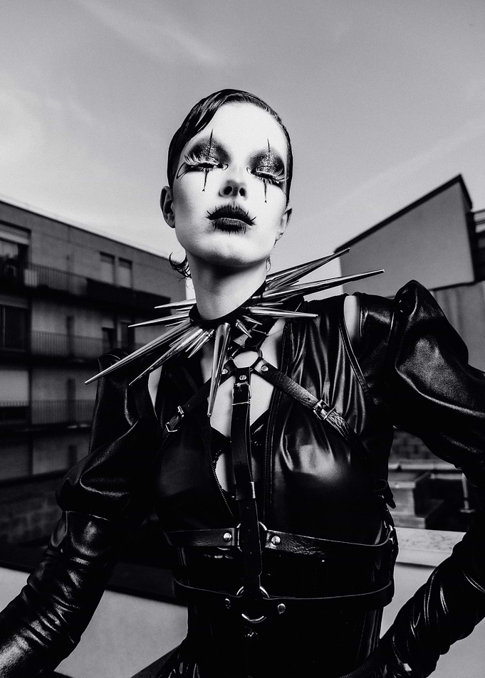 Gothic Fashion Model