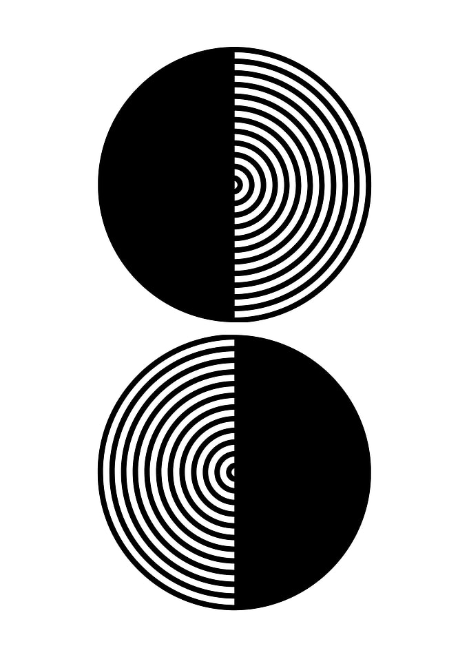 Black and White Circles