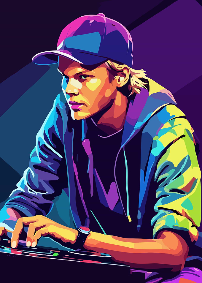 Avicii Pop Art Portrait