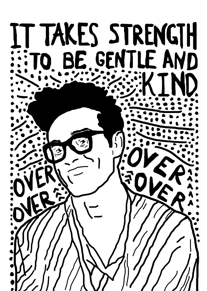 Strength &amp; Kindness Illustration